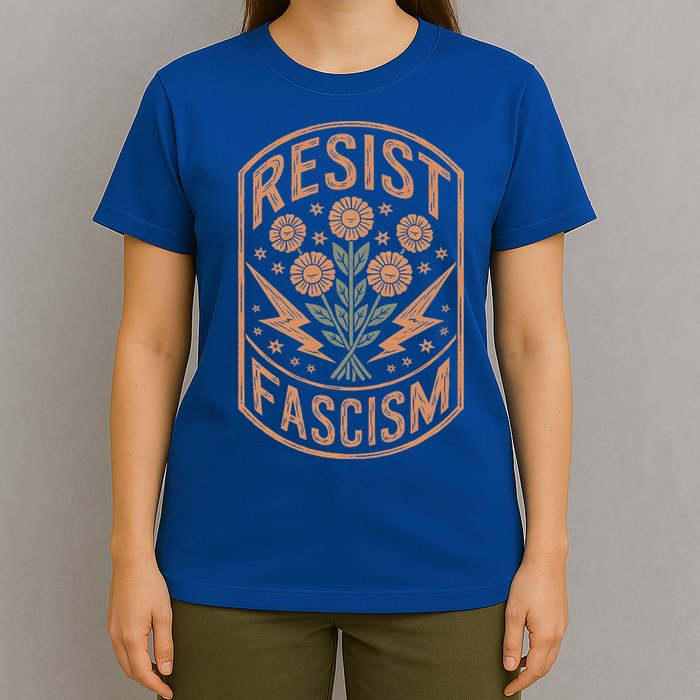 Resist Fascism Protest Trump Anti Trump  T-Shirt