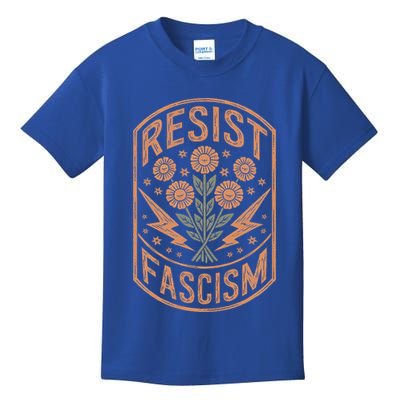 Resist Fascism Protest Trump Anti Trump  Kids T-Shirt
