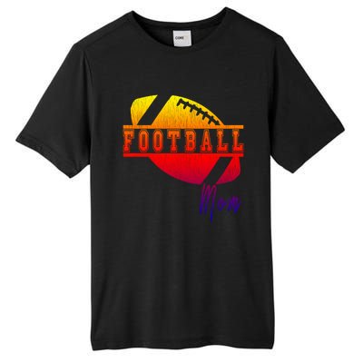 Retro Football Parent Design Meaningful Gift Matching Family Meaningful Gift Mom Tall Fusion ChromaSoft Performance T-Shirt