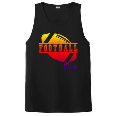 Retro Football Parent Design Meaningful Gift Matching Family Meaningful Gift Mom PosiCharge Competitor Tank