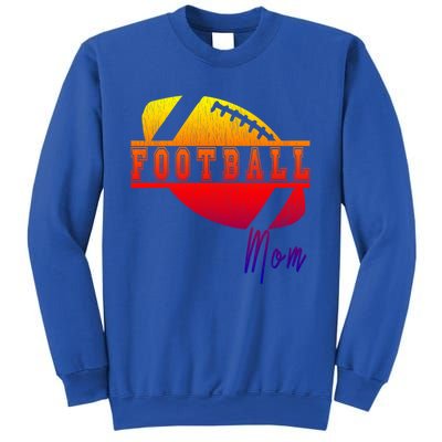 Retro Football Parent Design Meaningful Gift Matching Family Meaningful Gift Mom Sweatshirt