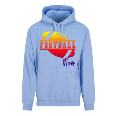 Retro Football Parent Design Meaningful Gift Matching Family Meaningful Gift Mom Unisex Surf Hoodie