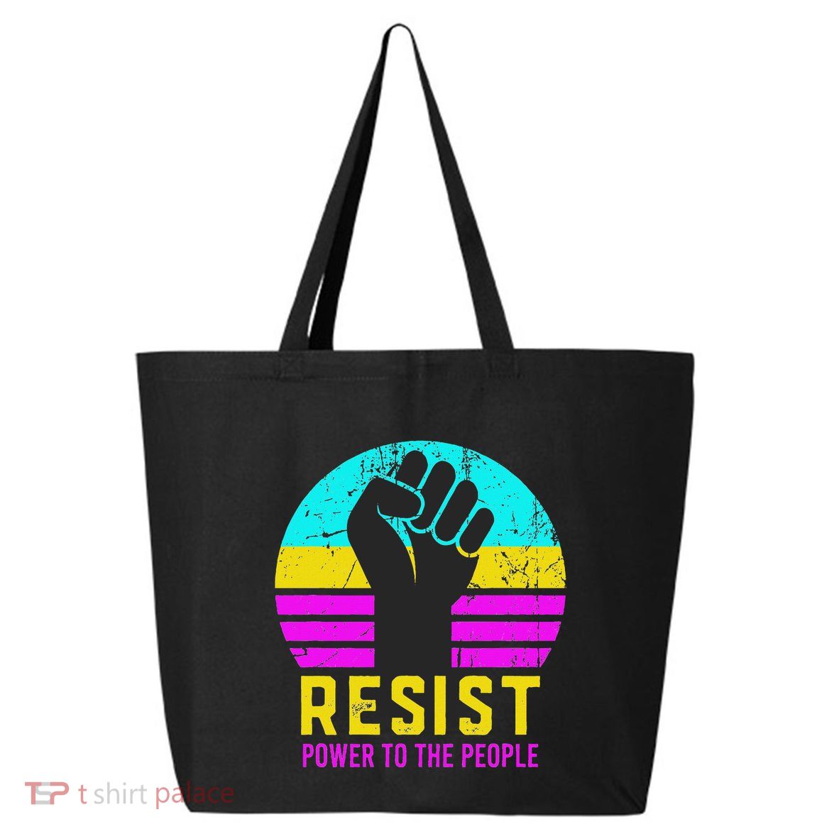 Resist Fascism Power To The People 25L Jumbo Tote