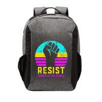 Resist Fascism Power To The People Vector Backpack