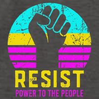 Resist Fascism Power To The People Vector Backpack