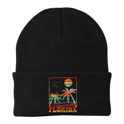 Retro Florida Palm Trees Beanie