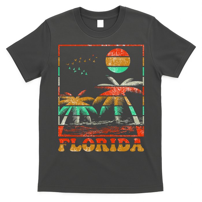 Retro Florida Palm Trees T-Shirt