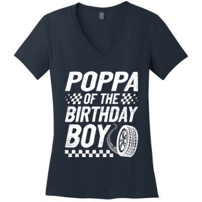 Racing Family Pit Crew Women's V-Neck T-Shirt