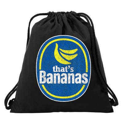 Retro Funny Pretend ThatS Bananas Halloween Drawstring Bag
