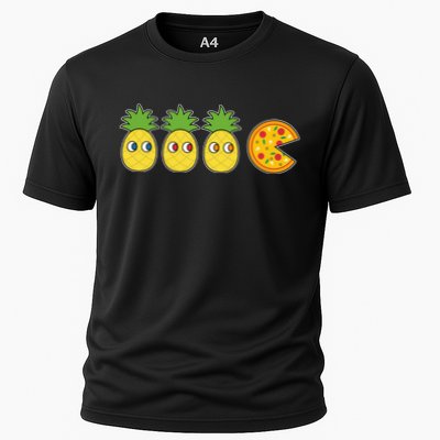 Retro Funny Pineapple Pizza Video Game Performance Shirt