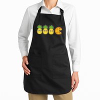 Retro Funny Pineapple Pizza Video Game Apron