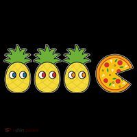 Retro Funny Pineapple Pizza Video Game Tall T-Shirt