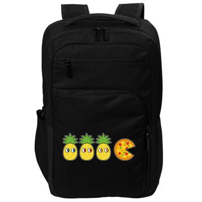 Retro Funny Pineapple Pizza Video Game Impact Tech Backpack