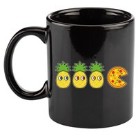 Retro Funny Pineapple Pizza Video Game 11oz C Handle Ceramic Mug