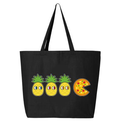Retro Funny Pineapple Pizza Video Game 25L Jumbo Tote