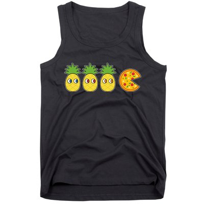 Retro Funny Pineapple Pizza Video Game Tank Top