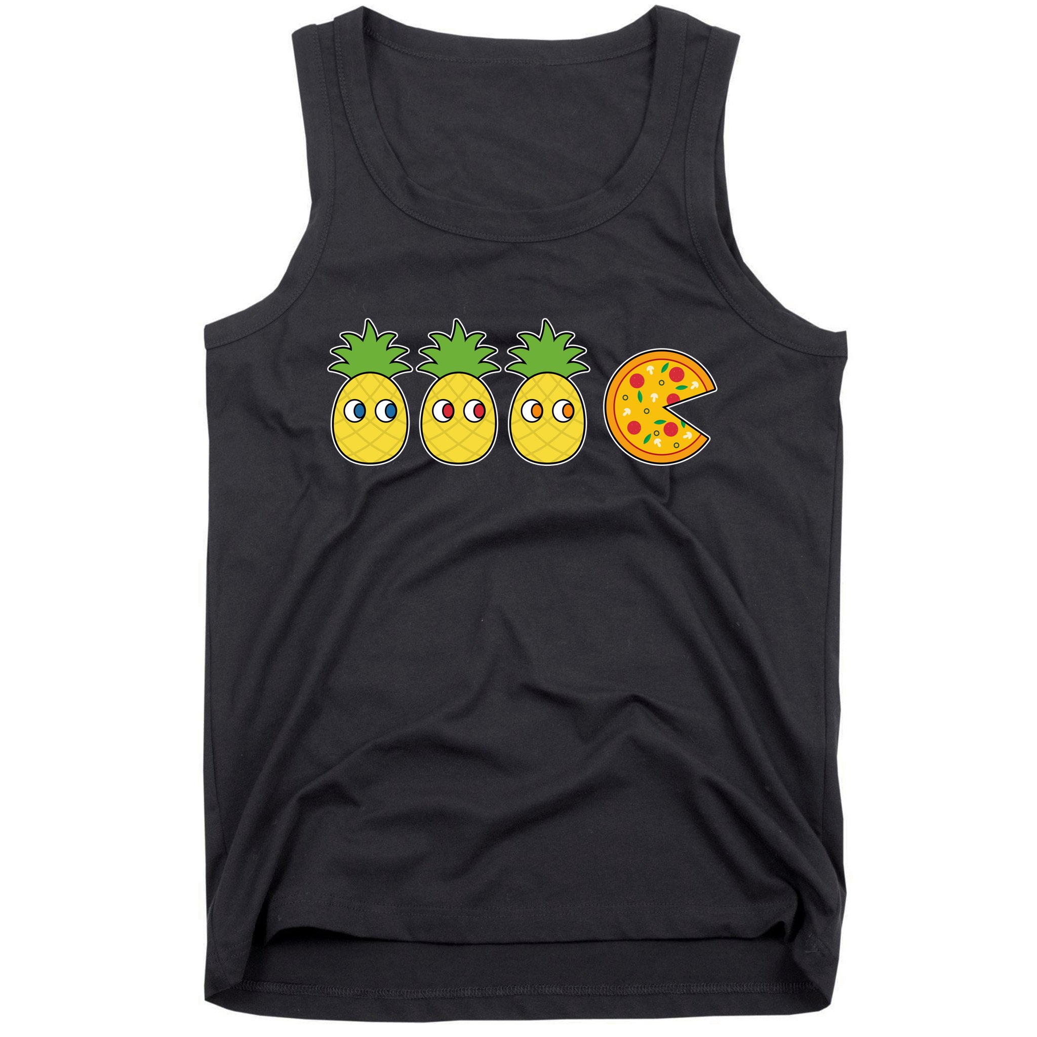 Retro Funny Pineapple Pizza Video Game Tank Top