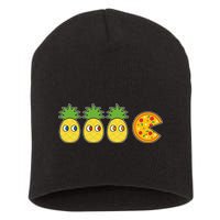 Retro Funny Pineapple Pizza Video Game Short Acrylic Beanie