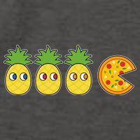 Retro Funny Pineapple Pizza Video Game Vector Backpack