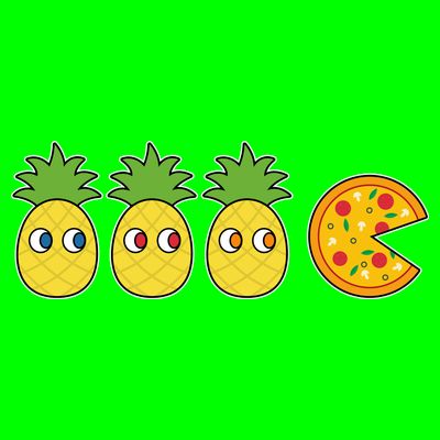 Retro Funny Pineapple Pizza Video Game T-Shirt