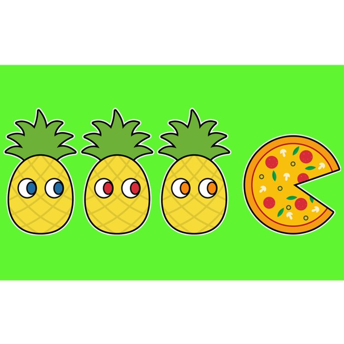 Retro Funny Pineapple Pizza Video Game Bumper Sticker