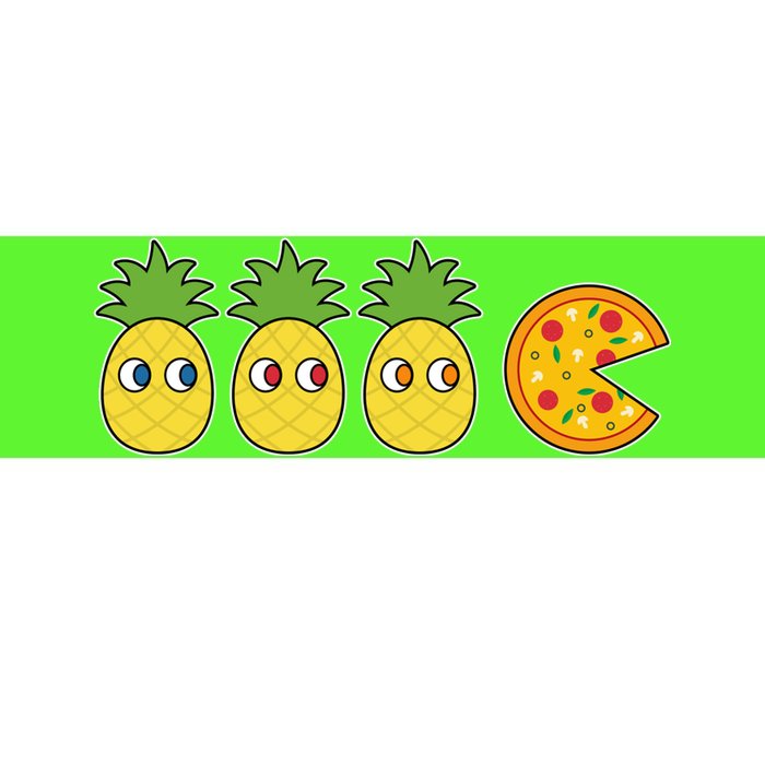 Retro Funny Pineapple Pizza Video Game Bumper Sticker