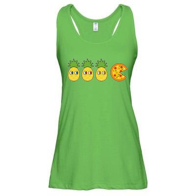 Retro Funny Pineapple Pizza Video Game Ladies Essential Flowy Tank