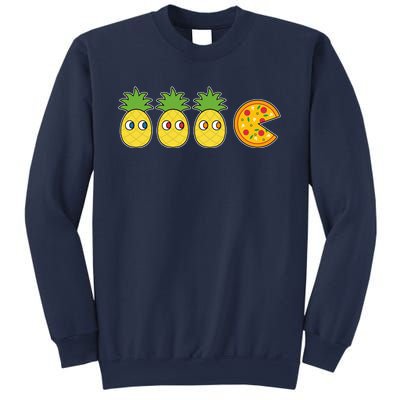 Retro Funny Pineapple Pizza Video Game Sweatshirt