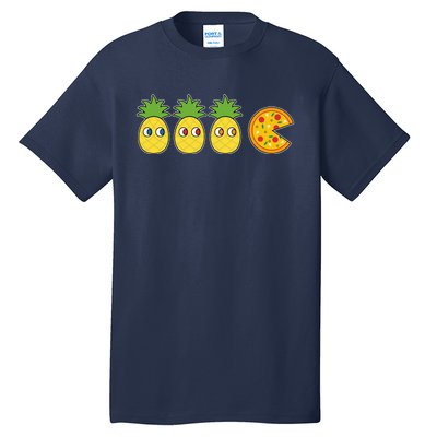 Retro Funny Pineapple Pizza Video Game Tall T-Shirt