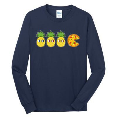 Retro Funny Pineapple Pizza Video Game Tall Long Sleeve T-Shirt