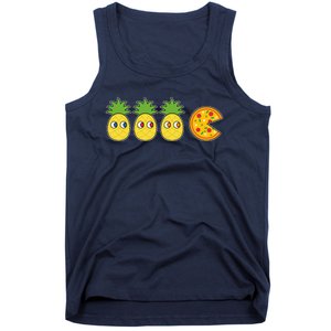 Retro Funny Pineapple Pizza Video Game Tank Top