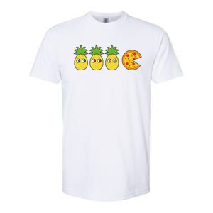 Retro Funny Pineapple Pizza Video Game Softstyle CVC T-Shirt