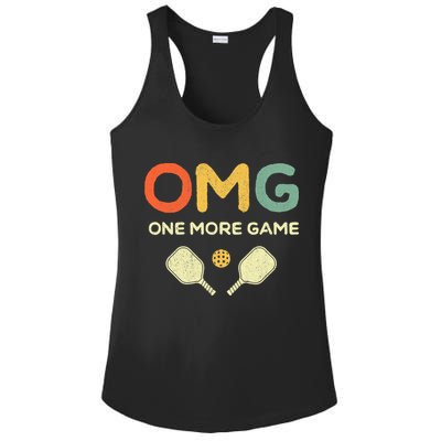 Retro Funny Pickleball Lover Pickle Ball Ladies PosiCharge Competitor Racerback Tank