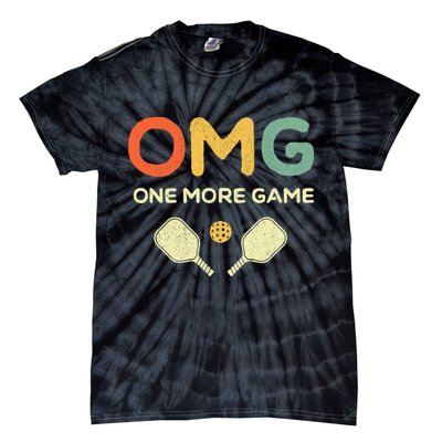 Retro Funny Pickleball Lover Pickle Ball Tie-Dye T-Shirt