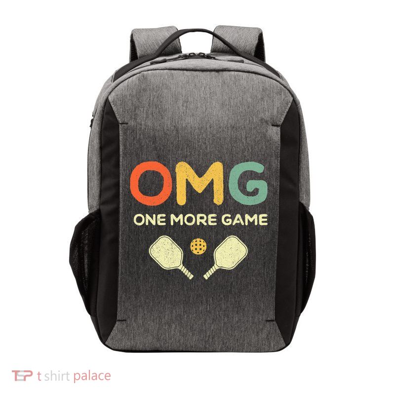 Retro Funny Pickleball Lover Pickle Ball Vector Backpack