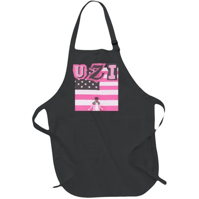 Rapper Flag Pink Tape For Fan Lover Pink Flag Full-Length Apron With Pockets