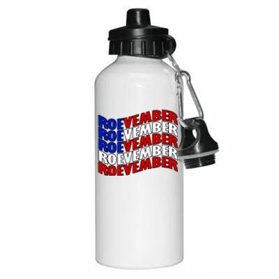 Roevember Feminist Pro Choice November Aluminum Water Bottle 