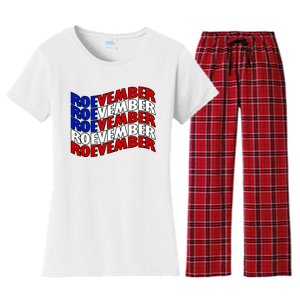 Roevember Feminist Pro Choice November Women's Flannel Pajama Set