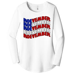 Roevember Feminist Pro Choice November Women's Perfect Tri Tunic Long Sleeve Shirt