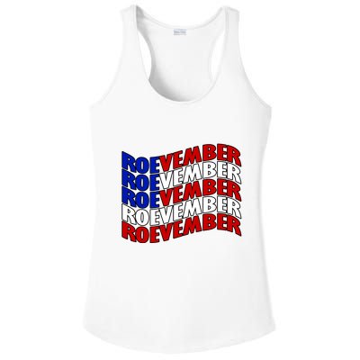 Roevember Feminist Pro Choice November Ladies PosiCharge Competitor Racerback Tank