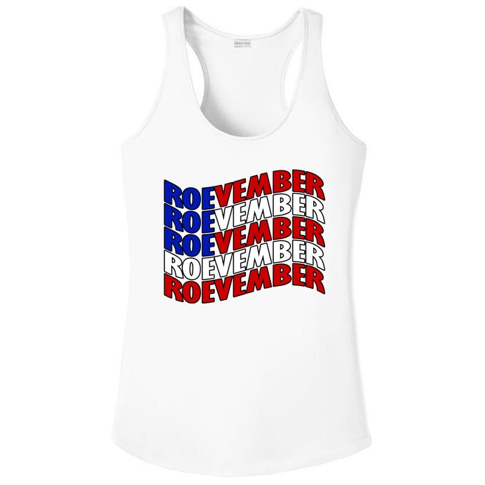 Roevember Feminist Pro Choice November Ladies PosiCharge Competitor Racerback Tank