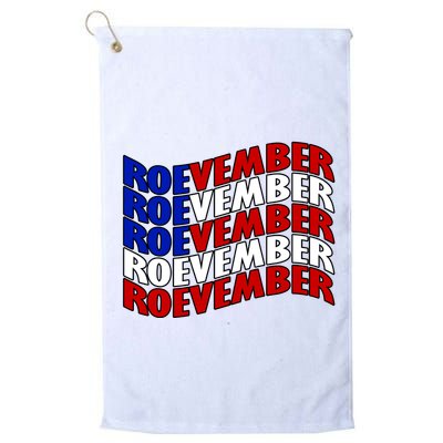 Roevember Feminist Pro Choice November Golf Towel