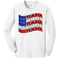 Roevember Feminist Pro Choice November Kids Long Sleeve Shirt