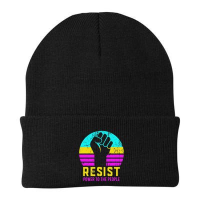 Resist Fascism Power To The People Beanie