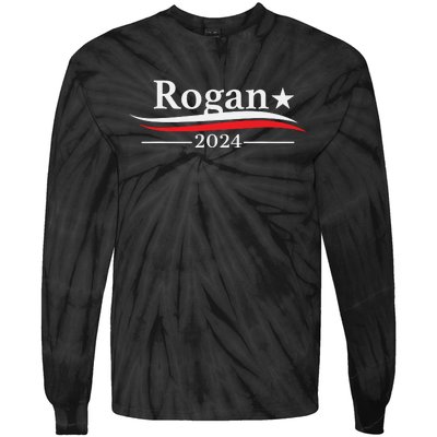 Rogan For President 2024 Tie-Dye Long Sleeve Shirt