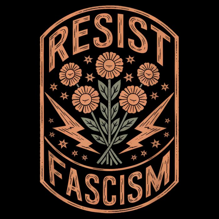 Resist Fascism Protest Trump Anti Trump Womens T-Shirt