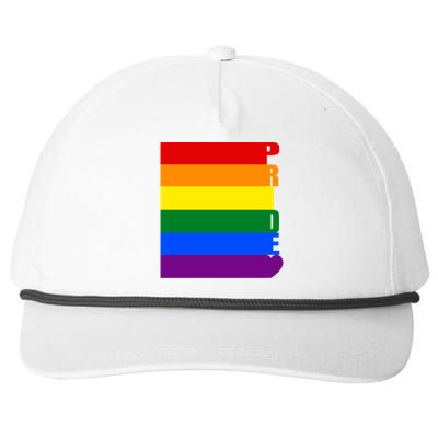 Rainbow Flag Pride Gift Snapback Five-Panel Rope Hat