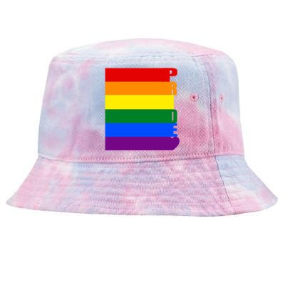 Rainbow Flag Pride Gift Tie-Dyed Bucket Hat