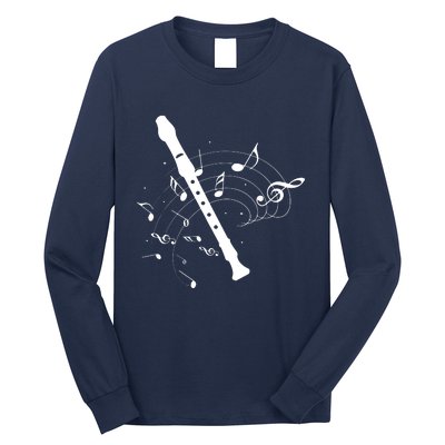 Recorder Flute Player Teacher Long Sleeve Shirt