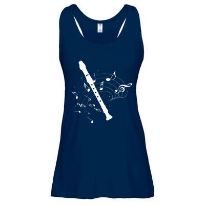 Recorder Flute Player Teacher Ladies Essential Flowy Tank